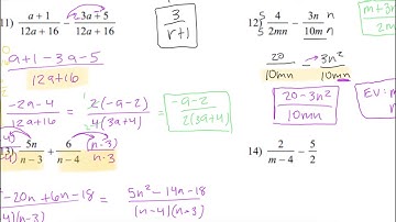 Algebra 2 - Unit 4 Test 3 Review Part 2