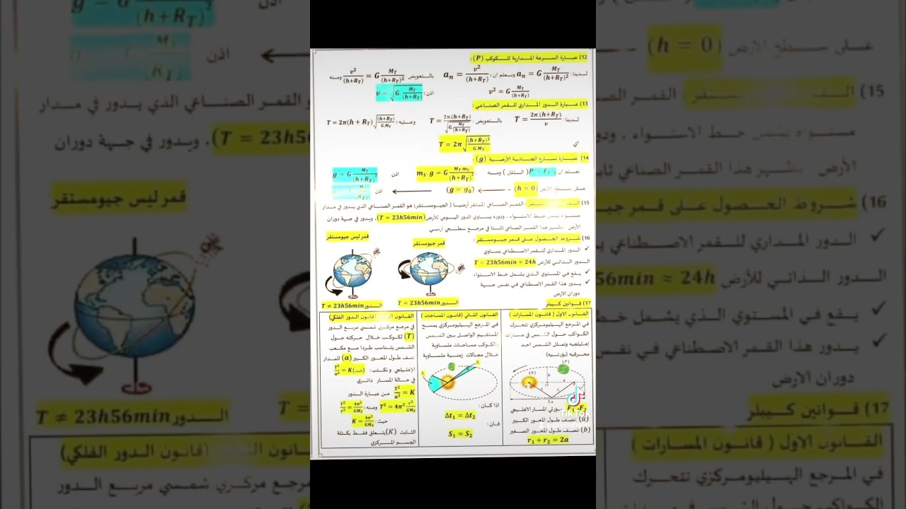 مراجعة حركة الأقمار الاصطناعية