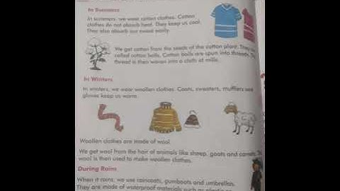 Class-2, Video- 22, Part-2, Subject-EVS, Different Types of Clothes (Chapter-7) By Mrs.Shweta Sharma