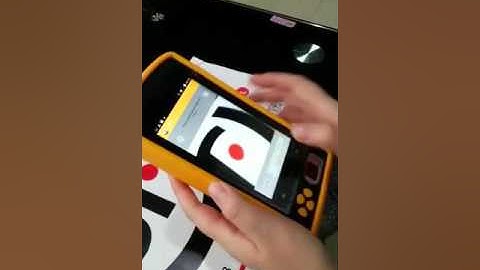 With professional 1D barcode scanner FP05 working video from Huifan Tech