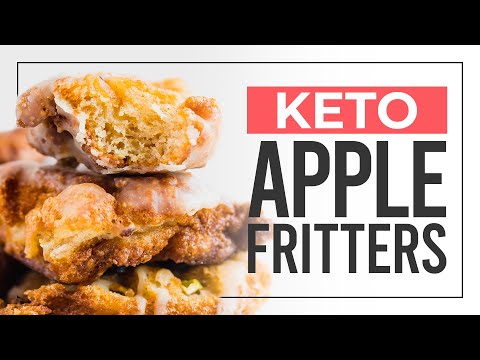 The BEST KETO APPLE FRITTERS | O.M.G.. taste like the REAL THING!!! Keto Donut Recipe