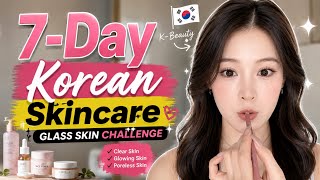 7-Day Korean Skincare Challenge | Before & After Clear Skin