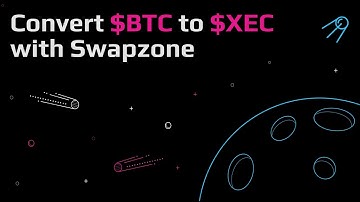 How to swap BTC to XEC - Bitcoin to eCash exchange guide