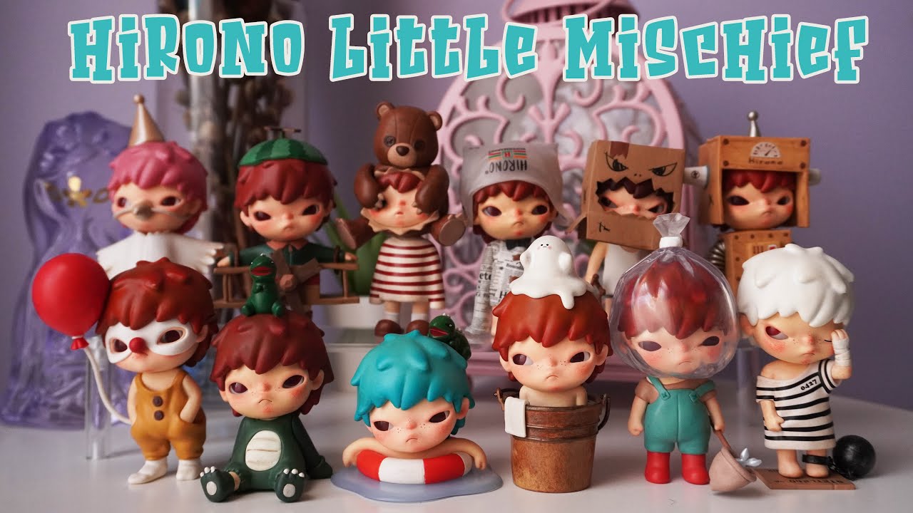限定品 POPMART HIRONO Little Mischief オルゴール Hirono Little Mischief by Popmart x Lang (Full Case Unboxing