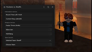 New] Murderers vs. Sheriffs Script  Silent Aim, Teleport, Esp, Fast Fire  And More (Working) 