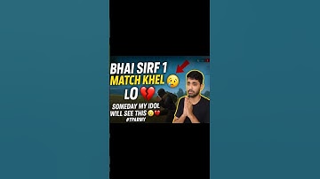 Bhai Ye Dil Se Bola 💔 | TP Bhai Ke Naam Ek Fan Ka Message | Free Fire