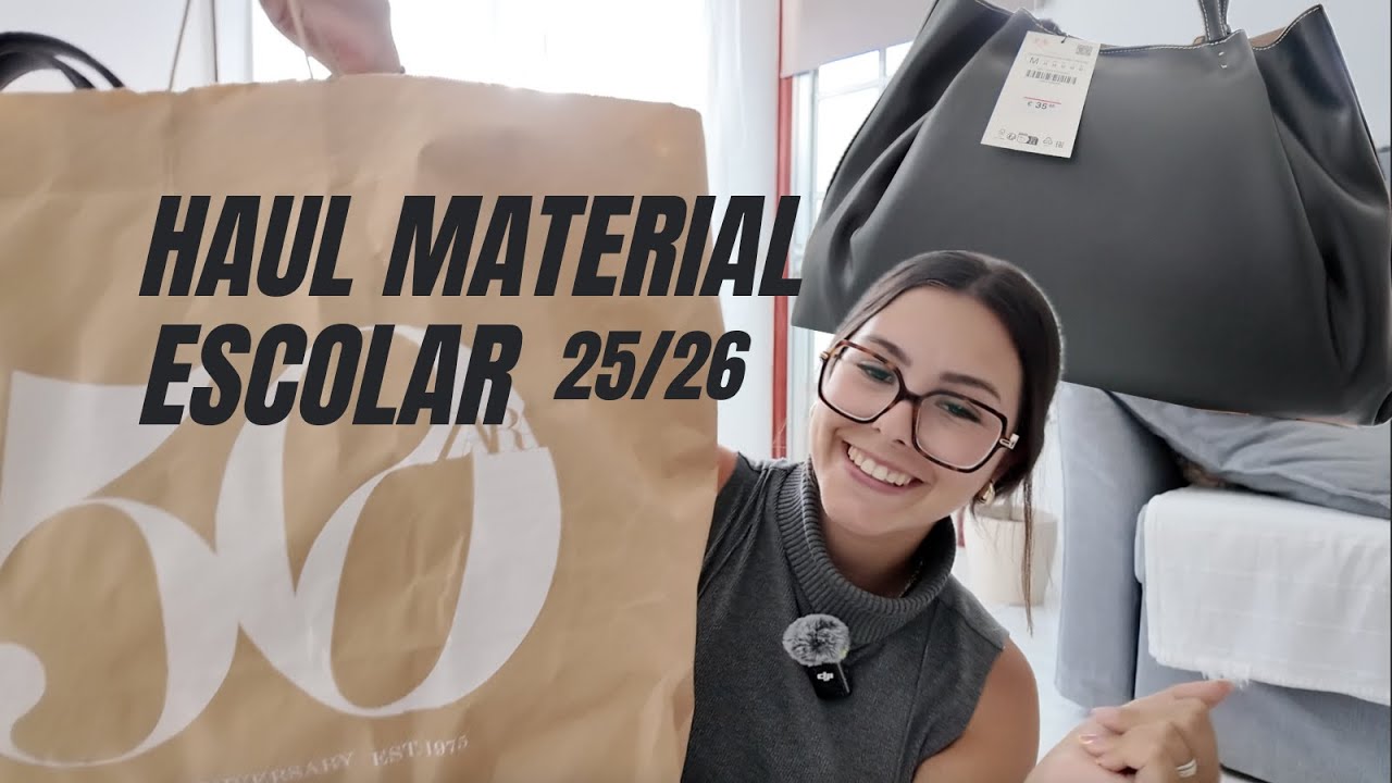 HAUL MATERIAL ESCOLAR 25-26 💌 || bolso, agenda, material...