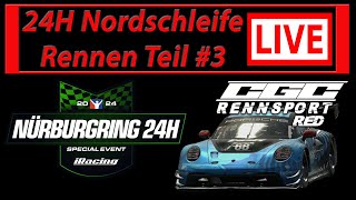 24H Nordschleife 2024 Rennen / Race in iRacing Teil / Part #3