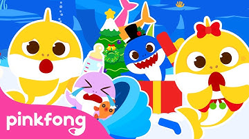 Giáng sinh Chơi trốn tìm cùng Gia đình Cá mập🎄 Cá Mập Con Baby Shark Pinkfong - Nhạc thiếu nhi