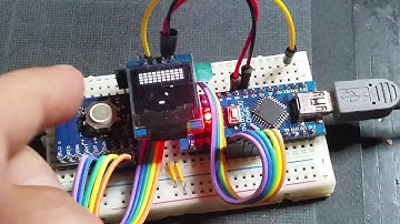 Playing Breakout /w Blackberry Trackball on Arduino