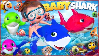 Baby Shark and the Starfish Band 🎸🦈 | Nursery Rhymes \u0026 Kids Songs, Musical Cartoons, Toddler Dance