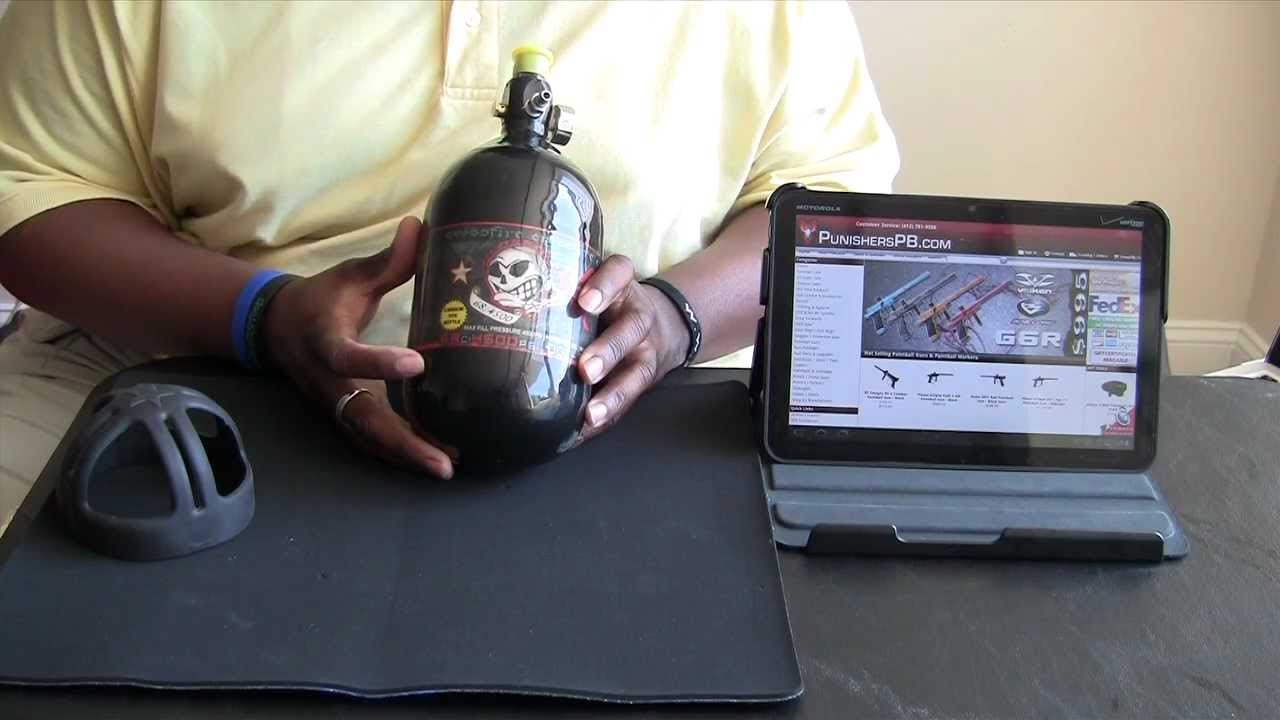 Crossfire 68/4500 Paintball Tank YouTube