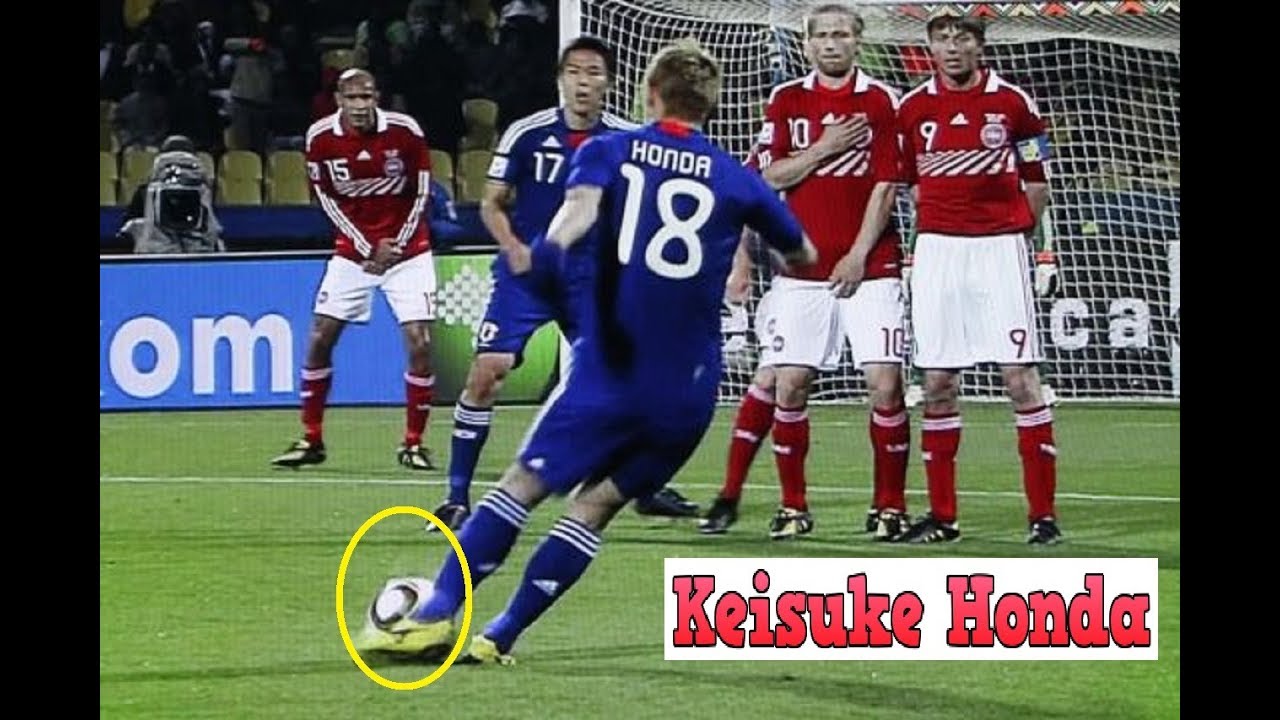 サッカー 本田圭佑の伝説の無回転シュート やっぱり本田の左足は凄い ロシアw杯 驚愕 Youtube
