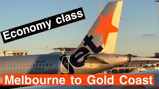 STUNNING VIEW | Jetstar flight Gold Coast to Melbourne | Trip report | JQ445 | A320-200