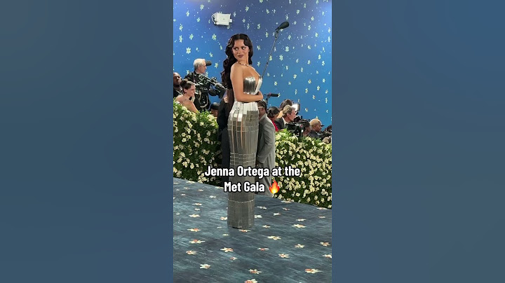Jenna Ortega at the Met Gala 🔥