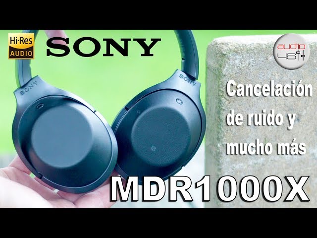 Auriculares Bluetooth con cancelación de ruido, MDR-1000X