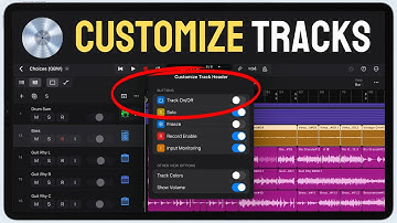 Custom TRACK HEADERS | Logic Pro for iPad
