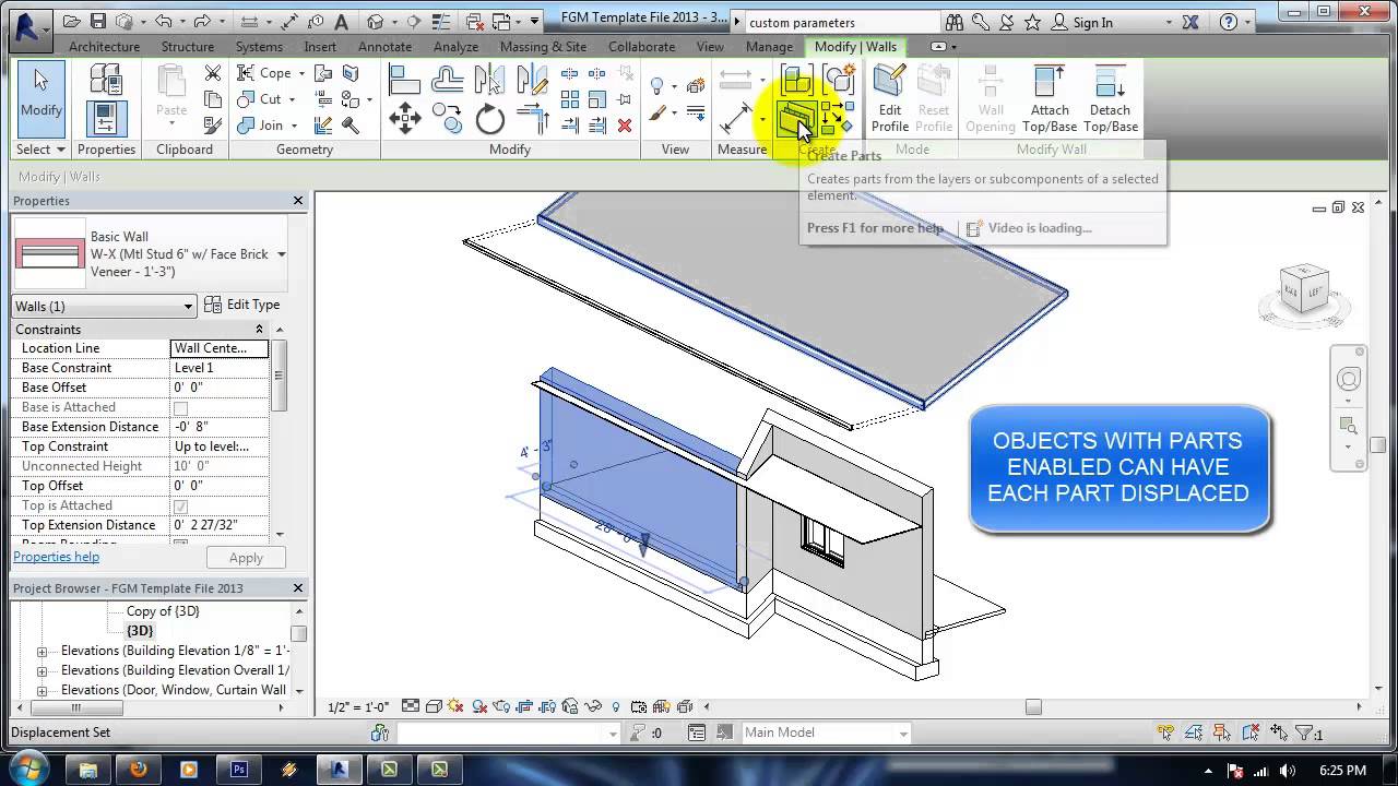 Revit 2014: Displaced Views - YouTube