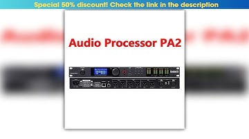New Arrival Professional audio processor PA2 2 input 6 output speaker audio processor original