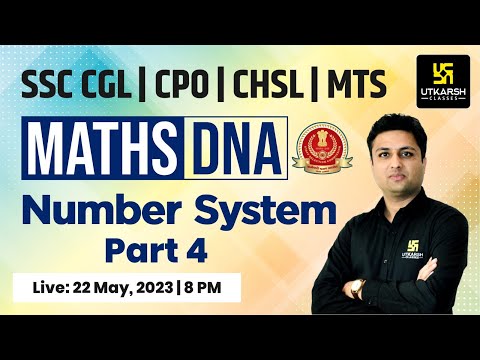 Maths DNA Series | Number System (Part-4) SSC CHSL /CGL/CPO/& All SSC Exam | Imp. MCQs| Prashant Sir