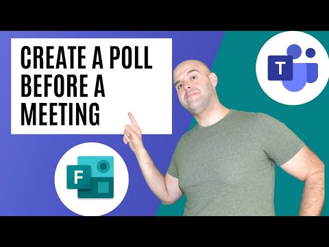 How To Create a Poll in a Microsoft Teams Meeting Before the Meeting