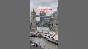 #towerbridge #stuck #technical #failure #traffic #chaos #travel  #london #england #uk #shorts
