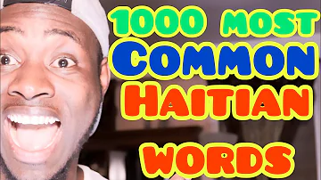 Learn Haitian Creole While You sleep (1000 most common Haitian Creole words Part 1 of 10)