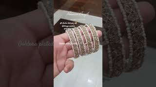Beautiful Bridal Bangles Set ✨ Dulhan Ke Haath Ki Shaan Wedding Special Bangals#gold #shorts #viral