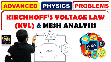 Kirchhoffs Voltage Law (KVL) and Mesh Analysis | Advanced Physics Problems Series | Physics Hub