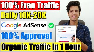 Get 100% Free Organic Traffic From Google In 2021 | Google AdSense Approval Trick In Hindi