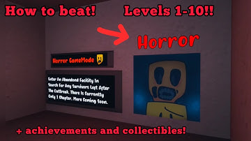 HOW TO BEAT HORROR MODE IN CUBE RUNNERS + ALL ACHIEVEMENTS AND COLLECTABLES!!!