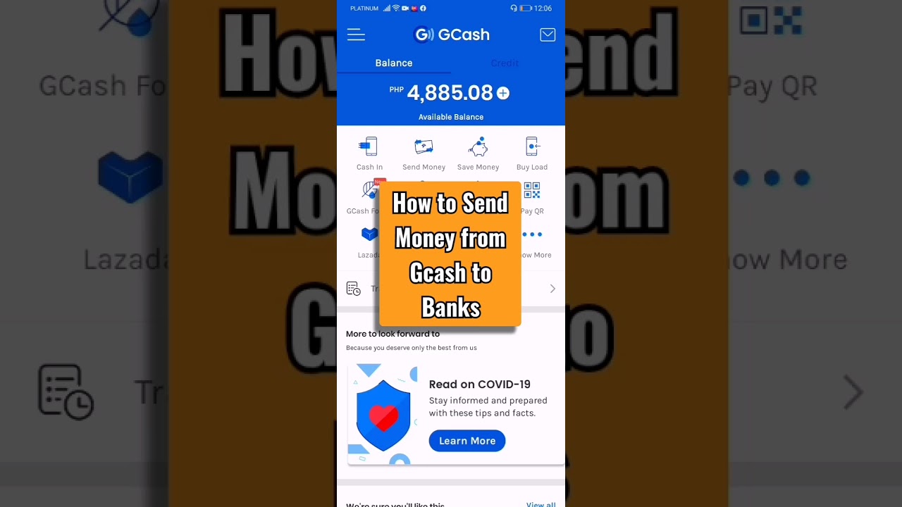 How to send money to banks using gcash - YouTube
