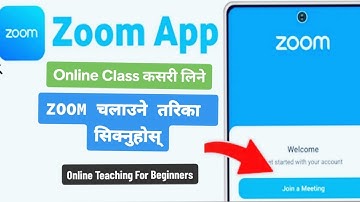 How To Use Zoom App For Online Classes & Online Teaching For Beginners Nepali | Zoom कसरी चलाउने ?