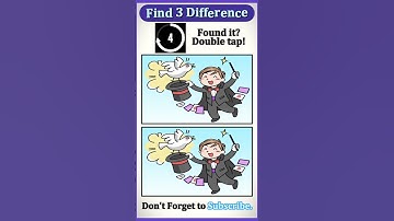 Only 1% Can Spot All 3 Differences in time! 👀