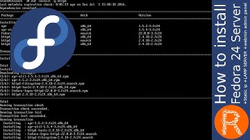 How to install Fedora 24 Server + Static ip + LAMP SERVER + webmin admin panel