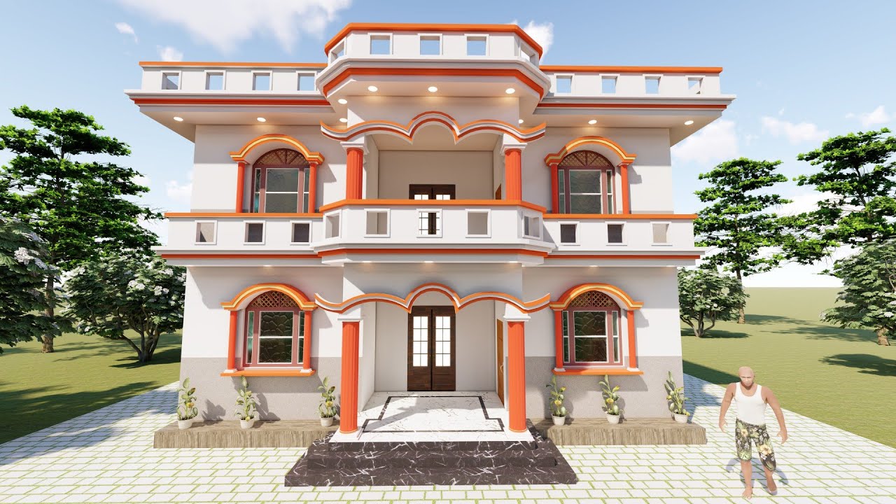  Latest House Plan With Portico 