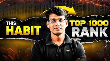 5 habits for JEE Top Rankers | Prashant Jain #goodhabits #jee