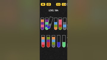 Water Sort Puzzle Level 1184 Walkthrough Solution Android/iOS 💦