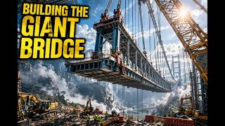 “Inside the Mega Bridge Construction – How Giant Steel Bridges Are Built (Full Process)”