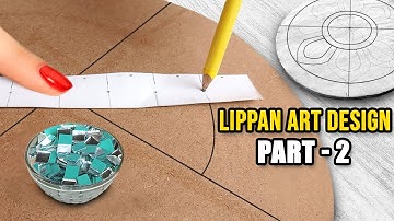 इस #Video को देख लिया तो बन जाओगे #Lippan #Art के Expert 😨😨 | Lippan art work tutorial for beginners