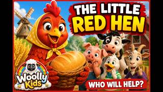 Detalles WHO WILL HELP The Little Red Hen | Kids Story About Teamwork | 3D Animated Cartoon Guía