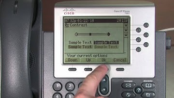 Cisco 7900 series Phone Tutorial, Chapter 9: Settings