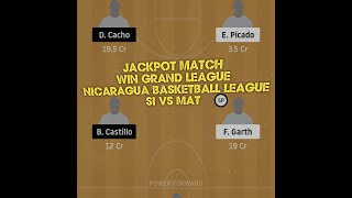 SI VS MAT Nicaragua Basketball league fantasy app dream 11 small league team win grand league also screenshot 4