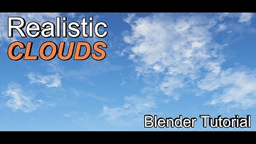 How to Make Realistic Clouds in Blender (100% PROCEDURAL!)