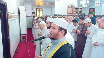 انهيار مصلين المسجد وبكاء الكبار والصغار من صوت القارىء الشيخ رضا سلمان " تلاوة تمس القلب "