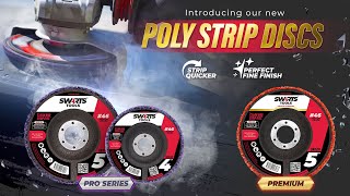 Swarts Tools Poly Clean & Strip Disc Purple & Orange Ceramic