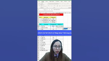 Mẹo quản lý tồn kho hiệu quả bằng hàm IF trong excel | Nguyễn Thị Hường