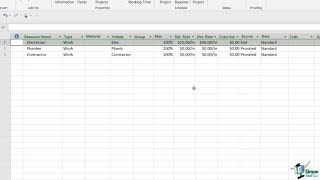 30 Microsoft Project 2019 Tutorial: Setting Costs for Tasks and Resources