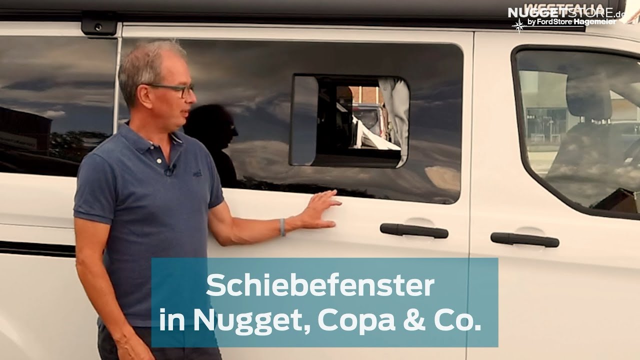 Ford CamperVan Zubehör: Schiebefenster für Nugget, Copa & Co