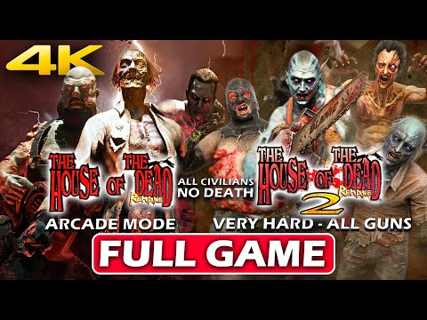 THE HOUSE OF THE DEAD 1 2 REMAKE CO OP Gameplay Walkthrough FULL GAME 4K 60FPS PC No Commentary